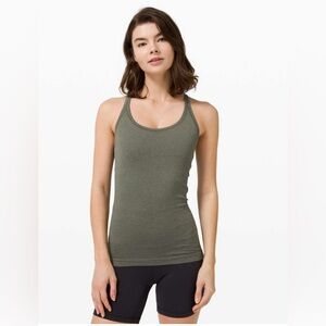 Lululemon Ebb To Street Tank *Light Support For B/C Cup/Size 10, Grey Sage